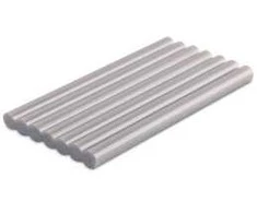 Karštų klijų lazdelės Bradas, 7x100 mm, metallic sidabrinis, 7 vnt.
