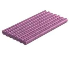 Karštų klijų lazdelės Bradas, 7x100 mm, glitter pink, 7 vnt.