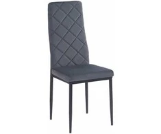 Kėdė Marko-2 Rhombi, velvet, pilka