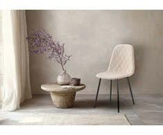 Kėdė Monita Rhombi, velvet, beige