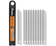 Keičiami peiliukai Bradas NEUTRAL, 9 mm, 10 vnt.
