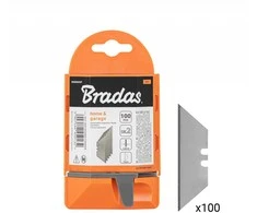 Keičiami trapecijos formos ašmenys dėtuvėje Bradas, 19 mm, NEUTRAL, 100 vnt.