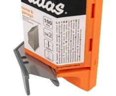 Keičiami trapecijos formos ašmenys dėtuvėje Bradas, 19 mm, NEUTRAL, 100 vnt.