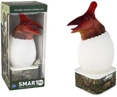 Kiaušinio formos LED lempa su dinozauru Pterozauru, raudona