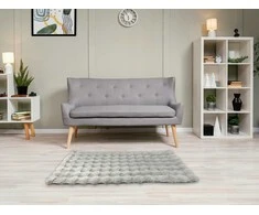 Kilimas Bubble, 80x140 cm, šviesiai pilkas