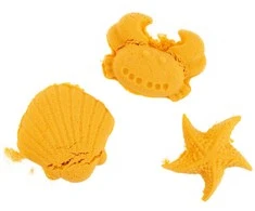 Kinetinis smėlis, 1kg., geltonas