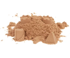 Kinetinis smėlis, 1kg, rudas