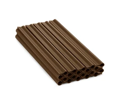 Klipsai tvoros juostai 19 cm Bradas, 20 vnt., ruda