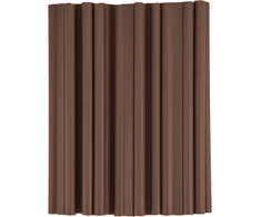 Klipsai tvoros juostai Bradas Solid, 19 cm, 20 vnt., ruda