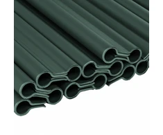 Klipsai tvoros juostai Bradas Solid, 19 cm, 20 vnt., žalia