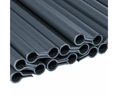 Klipsai tvoros juostai Bradas Solid, 19 cm, 20 vnt., pilka