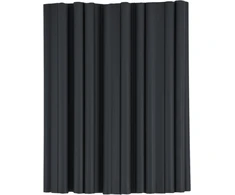 Klipsai tvoros juostai Bradas Solid, 19 cm, 20 vnt., tamsiai pilka