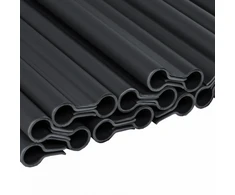 Klipsai tvoros juostai Bradas Solid, 19 cm, 20 vnt., tamsiai pilka
