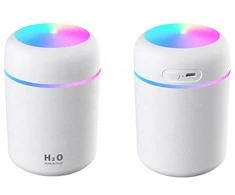 Kompaktiškas ultragarsinis oro drėkintuvas su LED