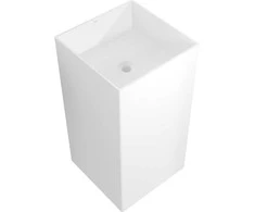 Konglomerato laisvai pastatomas praustuvas Mexen Xola-2, 45 x 45 cm, Baltas matt