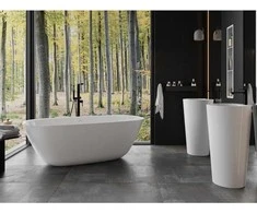 Konglomerato vonia Mexen Como, 150 x 82 cm, Baltas gloss
