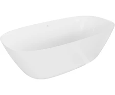 Konglomerato vonia Mexen Como, 170 x 82 cm, Baltas gloss
