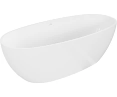 Konglomerato vonia Mexen Torino, 155 x 78 cm, Baltas gloss