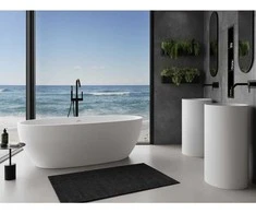Konglomerato vonia Mexen Torino, 175 x 78 cm, Baltas matt