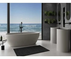 Konglomerato vonia Mexen Torino, 175 x 78 cm, Concrete matt