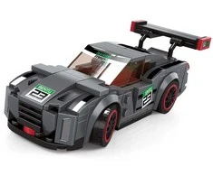 Konstruktoriaus rinkinys "Sportinis automobilis", pilkas, 166 d.