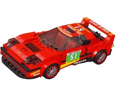 Konstruktorius Automobilis-Robotas 2in1, raudonas, 329 d.