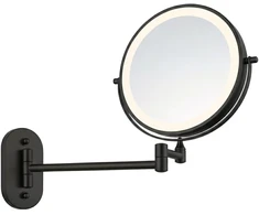 Kosmetinis veidrodis su LED Glow, Juodas