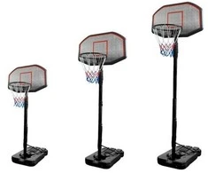 Krepšinio rinkinys su reguliuojamu stovu, 200-300 cm