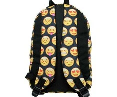 Kuprinė Emoji su penalu, juoda