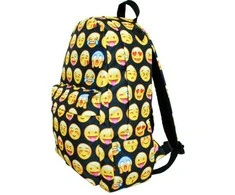 Kuprinė Emoji su penalu, juoda