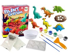 Kūrybinis gipso liejinių rinkinys dažyti Dinozaurai