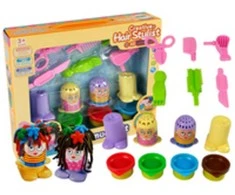 Kūrybinis plastilino rinkinys "Plaukų stilistas"
