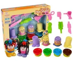 Kūrybinis plastilino rinkinys "Plaukų stilistas"