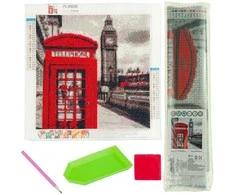 Kūrybinis rinkinys - deimantinė mozaika 3D "London"