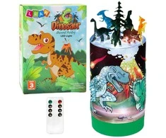 Kūrybinis rinkinys "Dinosaur Diamond Painting LED Light"