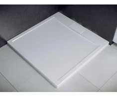 Kvadratinis dušo padėklas Besco Axim UltraSlim, 90 x 90 x 4,5 cm