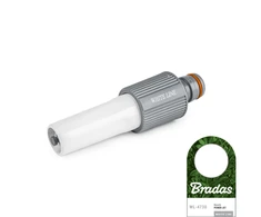 Laistymo antgalis purkštukas Bradas Baltas Line POWER JET