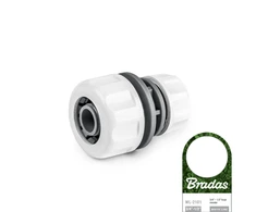 Laistymo žarnų 3/4" - 1/2" sujungimo adapteris Bradas Baltas LINE