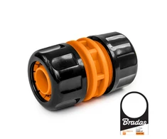 Laistymo žarnų sujungimo adapteris 1" Bradas Juodas LINE