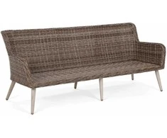 Lauko baldų komplektas Almeria, Ginger / Brown Melange