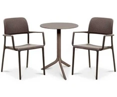 Lauko baldų komplektas BORA/SPRITZ 2+1, Tortora