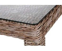 Lauko baldų komplektas Bristol 180 cm, 6+1, Ginger / Brown Melange