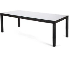 Lauko baldų komplektas Bristol 230 cm, 8+1, Pilkas / Pilkas Melange