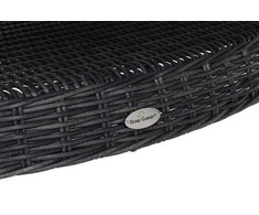 Lauko baldų komplektas Bristol Round Elegant 180 cm, 8+1, Pilkas / Pilkas Melange