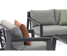 Lauko baldų komplektas HENDERSON CAFFE, Anthracite