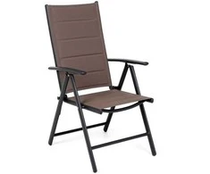 Lauko baldų komplektas Ibiza 185 cm, 8+1, Pilkas / Taupe