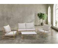 Lauko baldų komplektas Lardos, beige