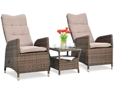 Lauko baldų komplektas MALTA DUO, Brown