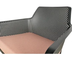 Lauko baldų komplektas NET RELAX, Antracite