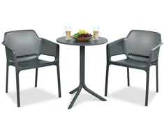 Lauko baldų komplektas NET/SPRITZ 2+1, Antracite